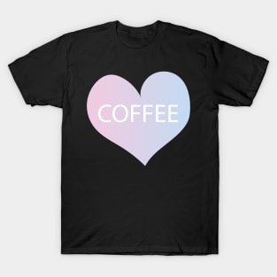 Coffee Sticker- Heart- Coffee Lover T-Shirt